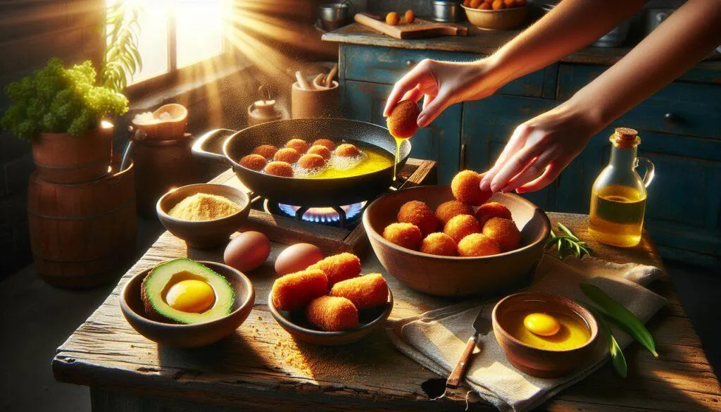 como rebozar las croquetas perfectas croquetas