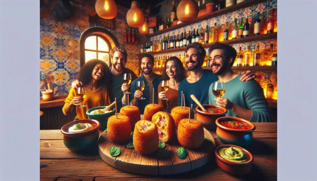 croquetas como icono de la comida de bar en espana croquetas