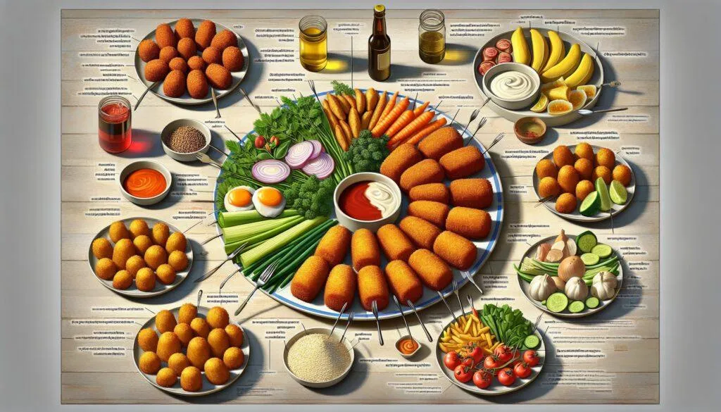 croquetas de nata y cebolla caramelizada croquetas