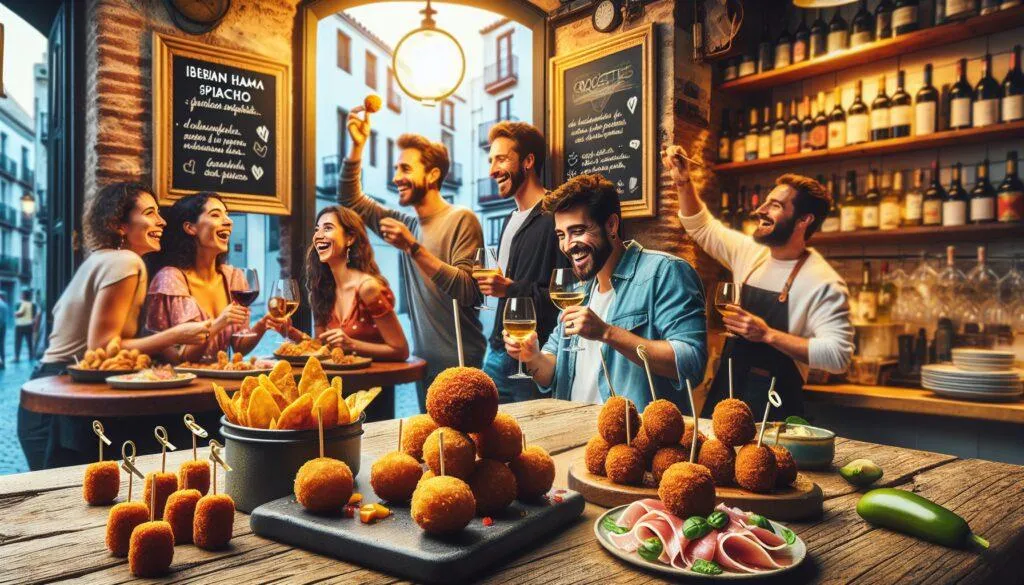 la competencia entre bares por ofrecer las mejores croquetas croquetas